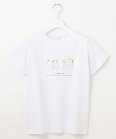 23区 S 【UVカット/洗える】CA ME PLAIT ロゴTシャツ