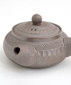 たち吉 【たち吉】ダイヤ彫中帯急須〈１個〉四日市萬古焼