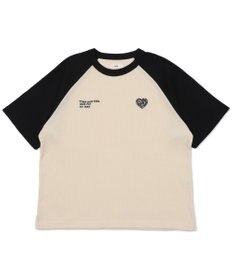 WEGO 【ユニセックス着用ITEM/MLサイズ展開】ワッフルラグランT（SS）