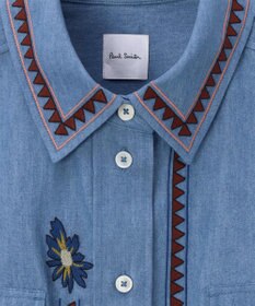 Paul Smith La Peche エンブロイダリーデニム シャツ