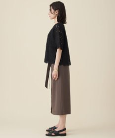 自由区 エンブロイダリー ニット