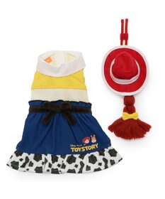 PET PARADISE ディズニー トイ・ストーリー ジェシー なりきりワンピース 帽子付き 小型犬