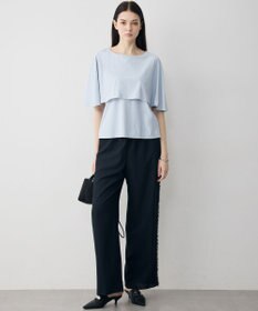 ICB L 【WEB限定カラーあり】マットスキューバ ケープデザインカットソー
