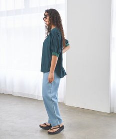 J.PRESS YORK STREET 【WOMEN】ソフトワイドデニム パンツ