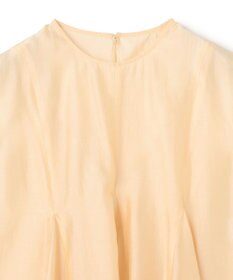 BEIGE， AMARYLLIS / シアー 切り替えフレアブラウス