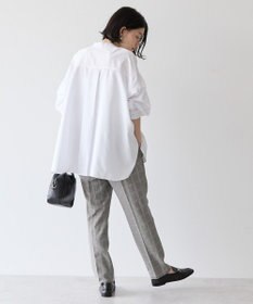 AMERICAN HOLIC イージーケアバンドカラーＷポケットロングシャツ