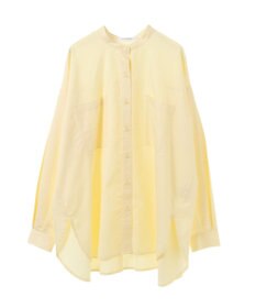 AMERICAN HOLIC イージーケアバンドカラーＷポケットロングシャツ