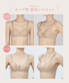 Wing ノンワイヤーブラ 【Ｔシャツブラ】 アウターにひびきにくい 自然にボリュームアップ KB1522 ウイング／ワコール