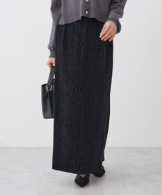 earth music&ecology シャイニーベロアスカート