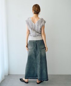 YECCA VECCA ロングデニムスカート