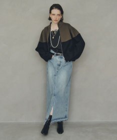 YECCA VECCA ロングデニムスカート