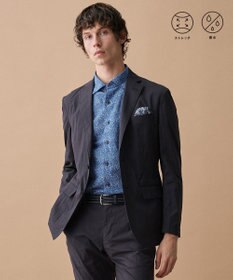 JOSEPH ABBOUD 【ストレッチ/軽量/Eco撥水/オーガニックコットン使用】マイクロピケストレッチジャケット