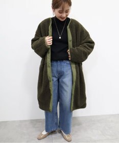 AMERICAN HOLIC 【WEB限定】あったかリバーシブルキルティングコート