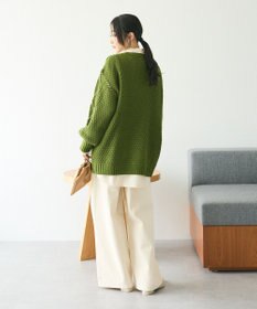 CRAFT STANDARD BOUTIQUE ハンドステッチケーブルニットチュニック