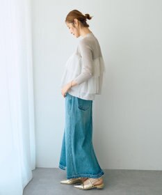 YECCA VECCA ロングデニムスカート