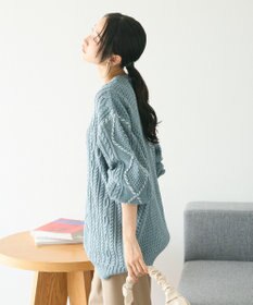 CRAFT STANDARD BOUTIQUE ハンドステッチケーブルニットチュニック
