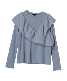 Green Parks ・ＳＵＧＡＲ　ＳＰＯＯＮ　アシンメトリーフリルロンＴＥＥ