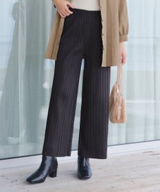 Tiaclasse 裏起毛ボックスプリーツパンツ