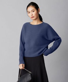 ICB L 【洗える】 ソフトカシミヤミックス ドルマンスリーブニット