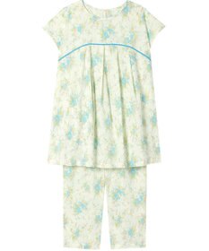 Wing パジャマ 3分袖 半袖 8分丈 綿100%(本体) 楊柳素材 夏 レディース EP8078 ウイング／ワコール