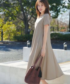 Tiaclasse L 【おのののかさん着用】冷凛(ひやりん)カノコAラインフレアワンピース