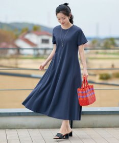 Tiaclasse L 【おのののかさん着用】冷凛(ひやりん)カノコAラインフレアワンピース