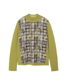 DAKS リバティプリント コンビハイネックプルオーバー