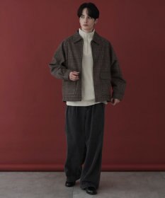 WEGO 【ユニセックス着用ITEM】メルトンショートZIPブルゾン