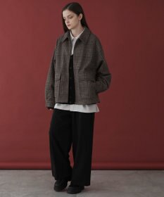 WEGO 【ユニセックス着用ITEM】メルトンショートZIPブルゾン