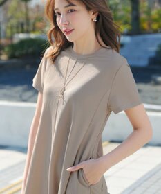 Tiaclasse L 【おのののかさん着用】冷凛(ひやりん)カノコAラインフレアワンピース