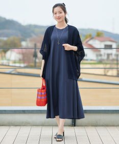 Tiaclasse L 【おのののかさん着用】冷凛(ひやりん)カノコAラインフレアワンピース