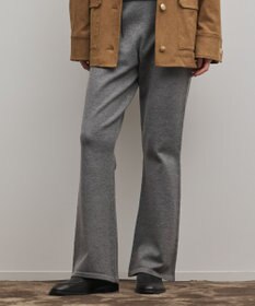 GRACE CONTINENTAL スウェットライクニットパンツ