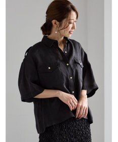 Te chichi シアー半袖Wポケットシャツ