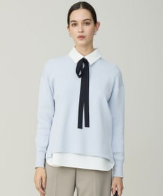 ICB コットンポリエステルスムース  プルオーバー ニット