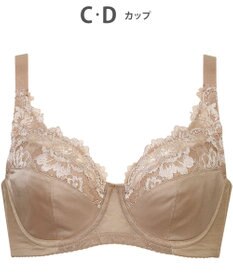 Wing ブラジャー バストをしっかり包みこむ 背中の段差を軽減 綿混(カップ肌側) フルカップブラ KB2115 ウイング／ワコール