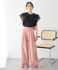 earth music&ecology ラッフルブラウス