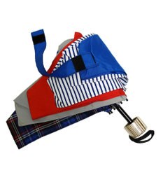 +RING 【UVカット95%以上】【UPF50＋】プラスリング ユニセックス 晴雨兼用 折傘 MLT T1311