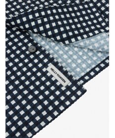 HELLY HANSEN 【キッズ・速乾・UVカット・耐海水・耐塩素】ショートスリーブ マリンリゾートシアサッカーシャツ