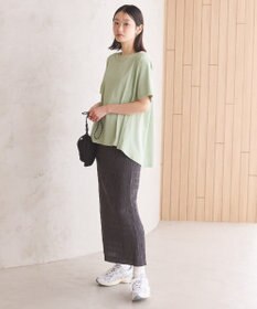 AMERICAN HOLIC 接触冷感バックフレア半袖プルオーバー