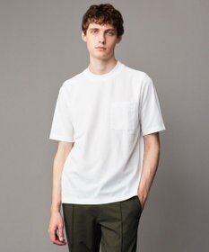 JOSEPH ABBOUD 【キングサイズ・ジャケットインにもおすすめドレスTee/吸水速乾/上質感】ミラノリブダブルフェイス Tシャツ