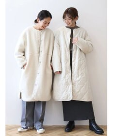 AMERICAN HOLIC 【WEB限定】あったかリバーシブルキルティングコート