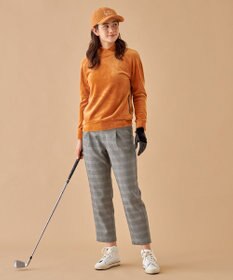 23区GOLF 今シーズンのイチオシ【WOMEN】ベロア ショールモックネック