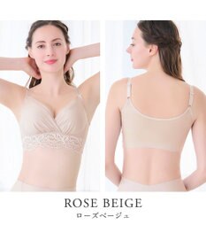 BRADELIS New York 【BRADELIS NewYork peace】綿混ストレッチハイブリッドハートカップブラ25 ブラデリス 吸汗 速乾機能 補正 ブラジャー