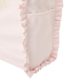 Maison de FLEUR サテンフリルスクエアトートバッグ