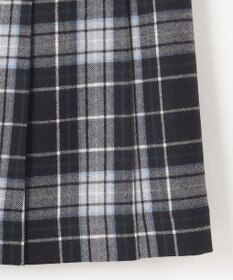 組曲 KIDS 【150-170cm】ウール綾チェック スカート（リボン付き）