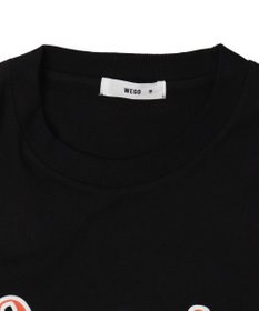 WEGO 【２点SET】アクセ付きグラフィックプリントT（LS）