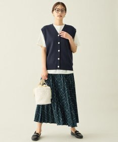 ANY メタルボタンニットベスト