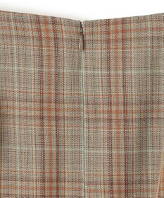 BEIGE， SELMA / チェックウールラッフルスカート