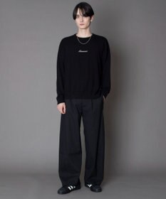 WEGO アクセ付きワンポイントニットプルオーバー（LS）