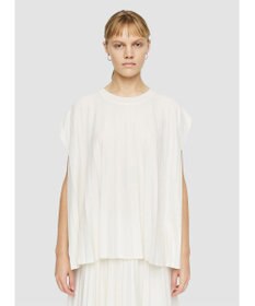 JOSEPH 【洗える】コットンプリッセ　ラウンドネックTシャツ